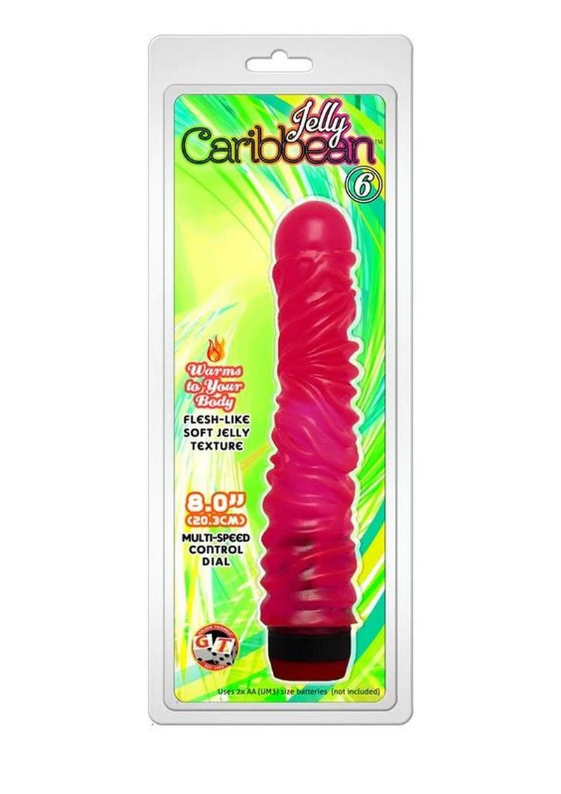 Jelly Caribbean Number 6 Vibrator - Image 3