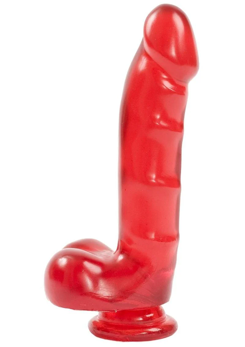 Jelly Jewels Dildo with Balls - Image 11