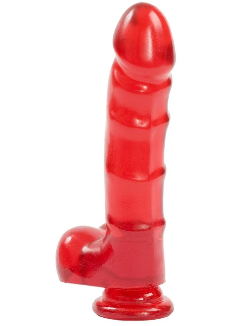 Jelly Jewels Dildo with Balls - Image 12