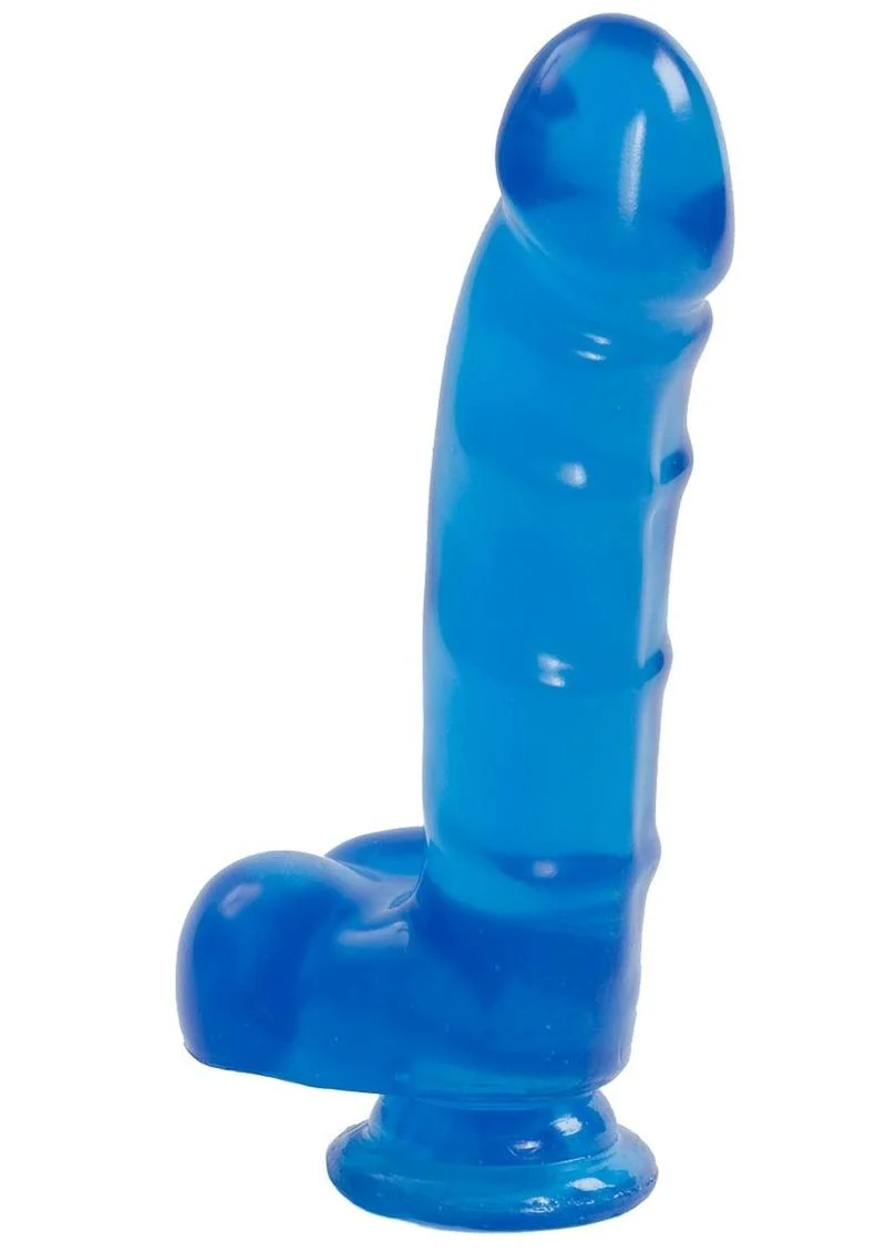 Jelly Jewels Dildo with Balls - Image 5