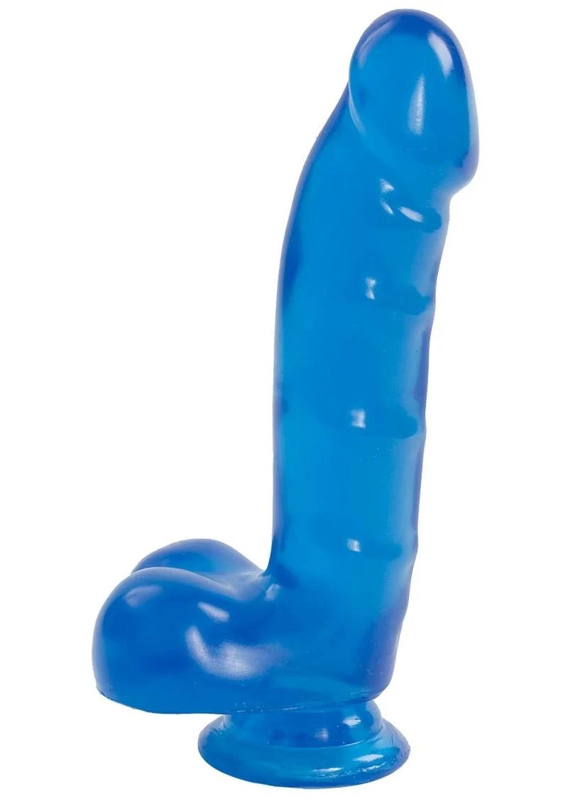 Jelly Jewels Dildo with Balls - Image 6