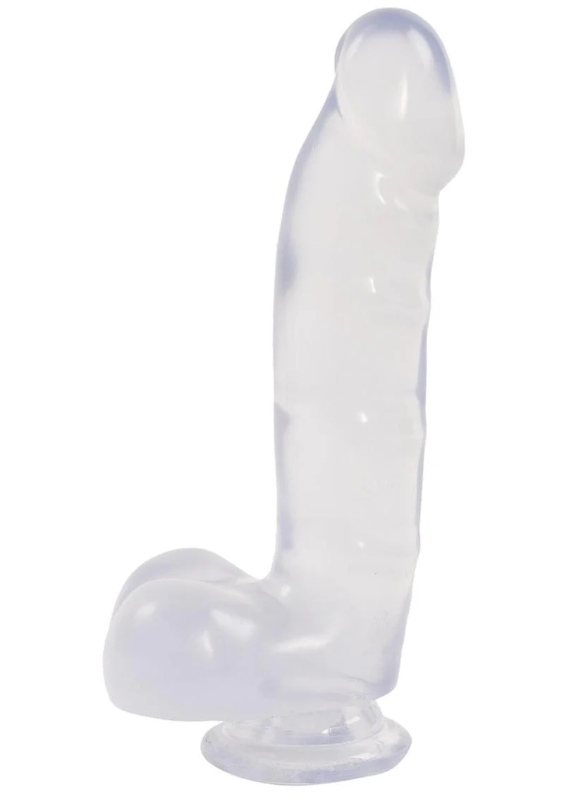 Jelly Jewels Dildo with Balls - Image 8