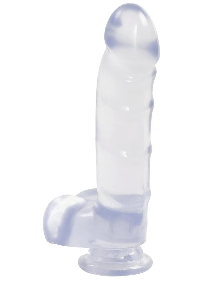 Jelly Jewels Dildo with Balls - Image 9