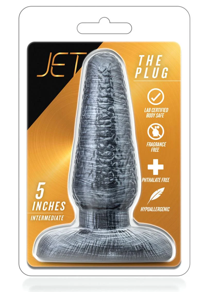Jet The Plug Butt Plug- Carbon Metallic - Image 2