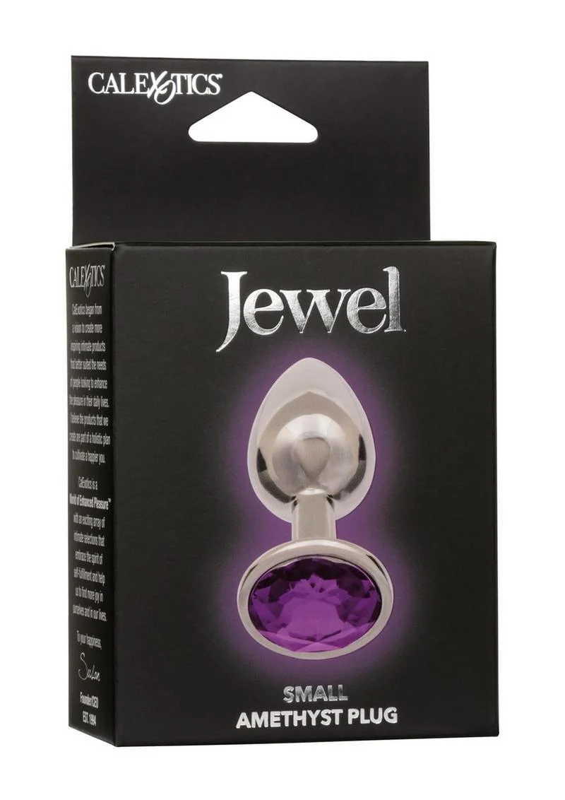 Jewel Amethyst Aluminum Anal Plug - Image 3