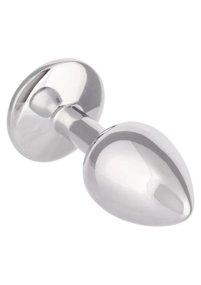 Jewel Amethyst Aluminum Anal Plug - Image 4