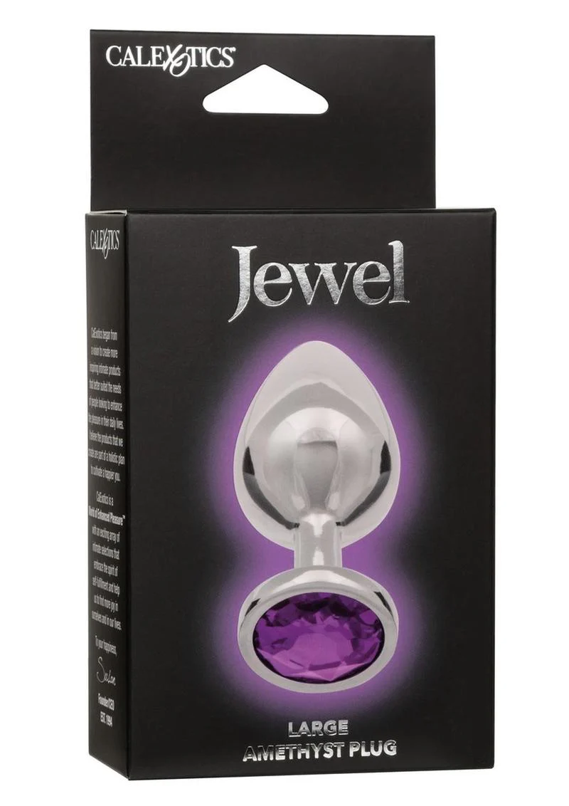 Jewel Amethyst Aluminum Anal Plug - Image 6