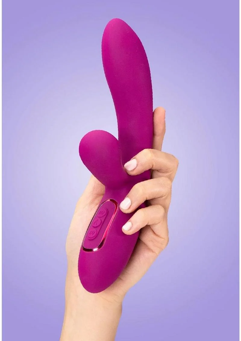 Jimmyjane Solis Rabbit Rechargeable Silicone Dual Vibrator - Image 4