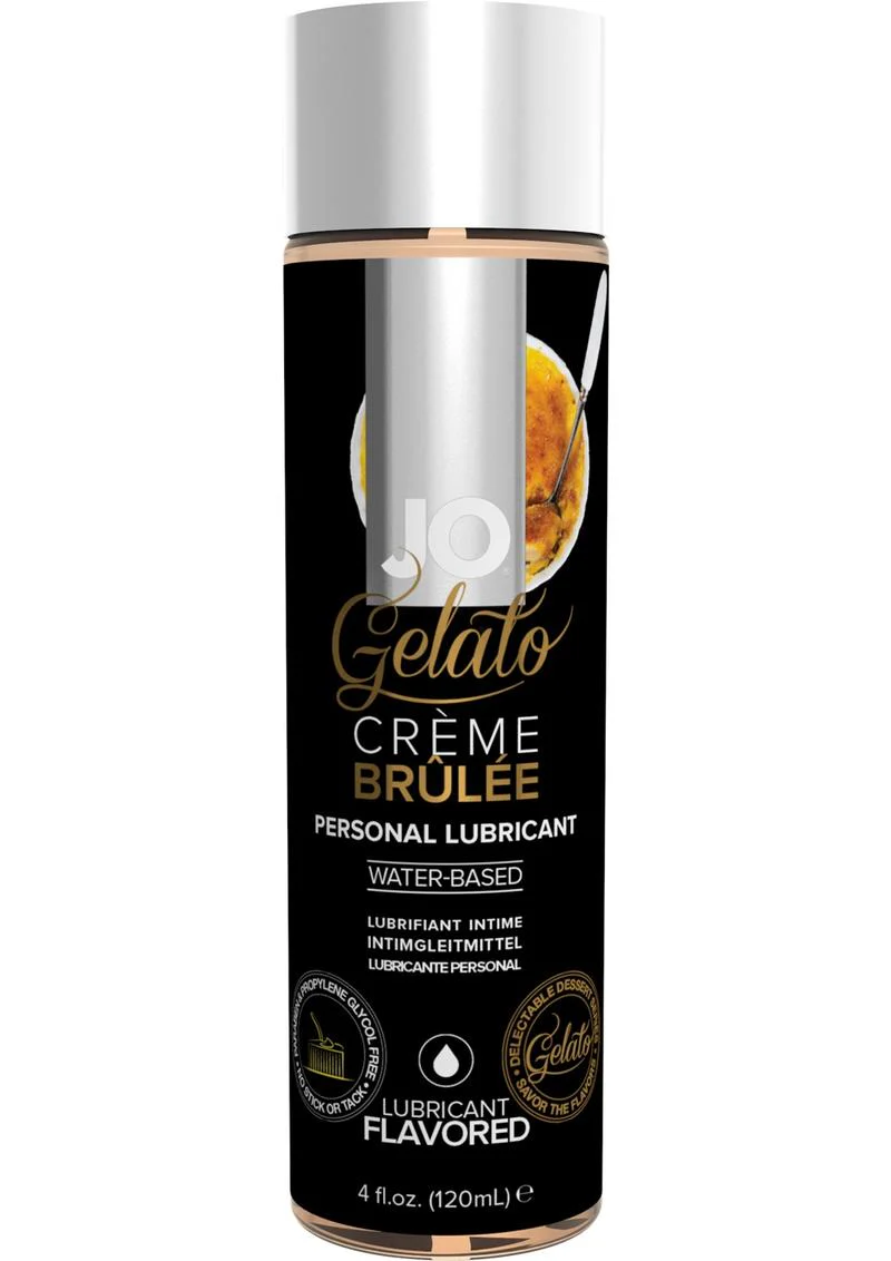 JO Gelato Water Based Flavored Lubricant Creme Brulee - Image 2