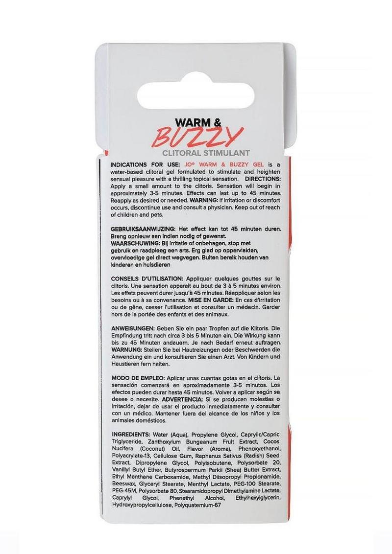 JO Warm and Buzzy Water Based Warming Clitoral Stimulant Cream - Image 2