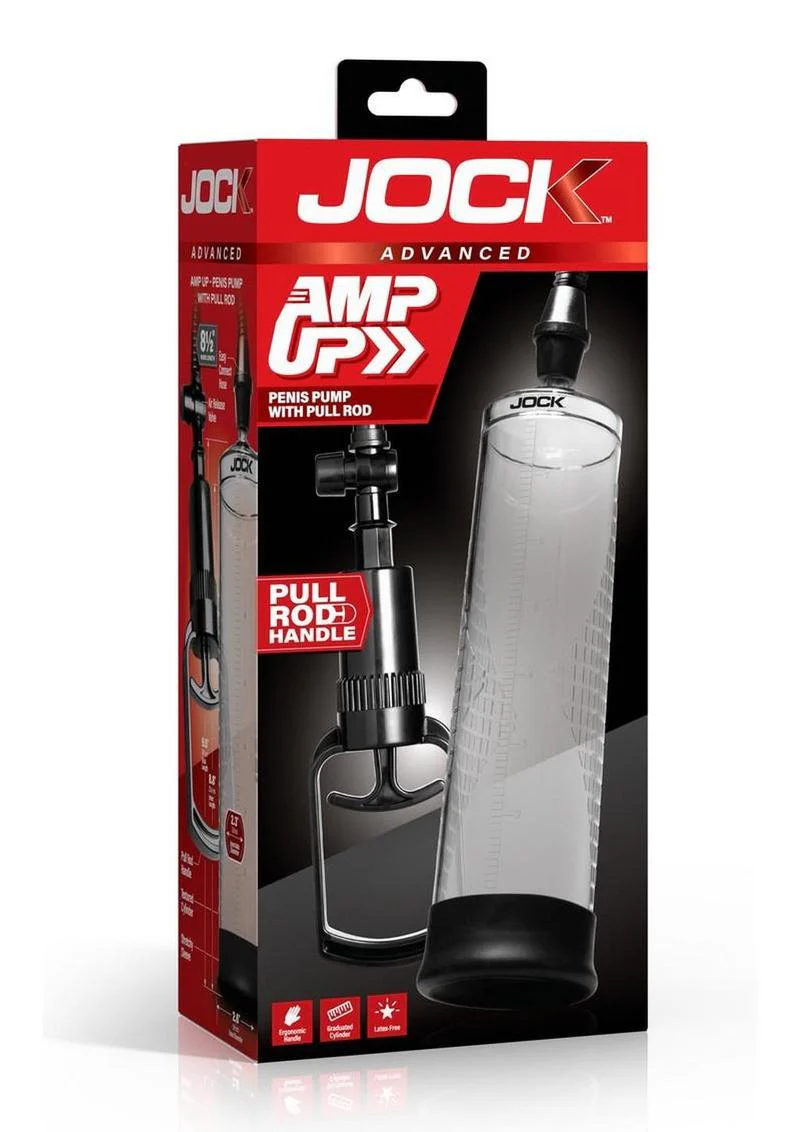 Jock Amp Up Penis Pump with Pull Rod - Image 2