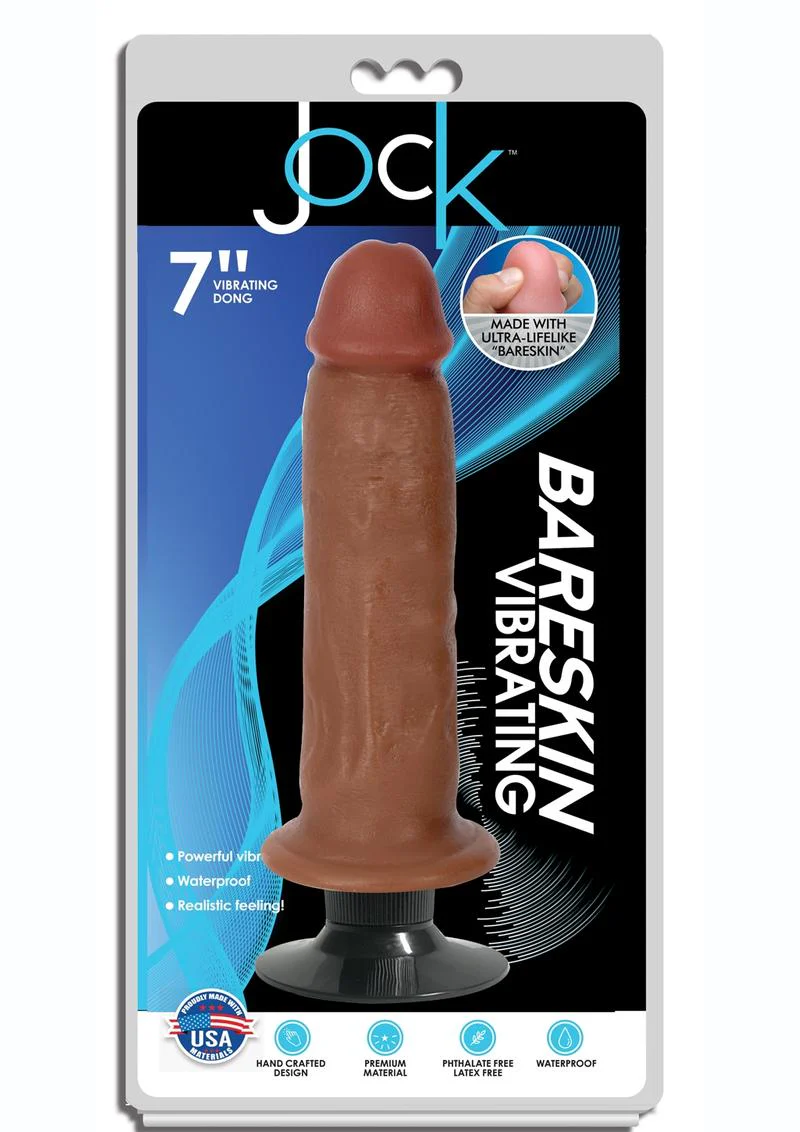 Jock Bareskin Realistic Vibrating Dong - Image 5