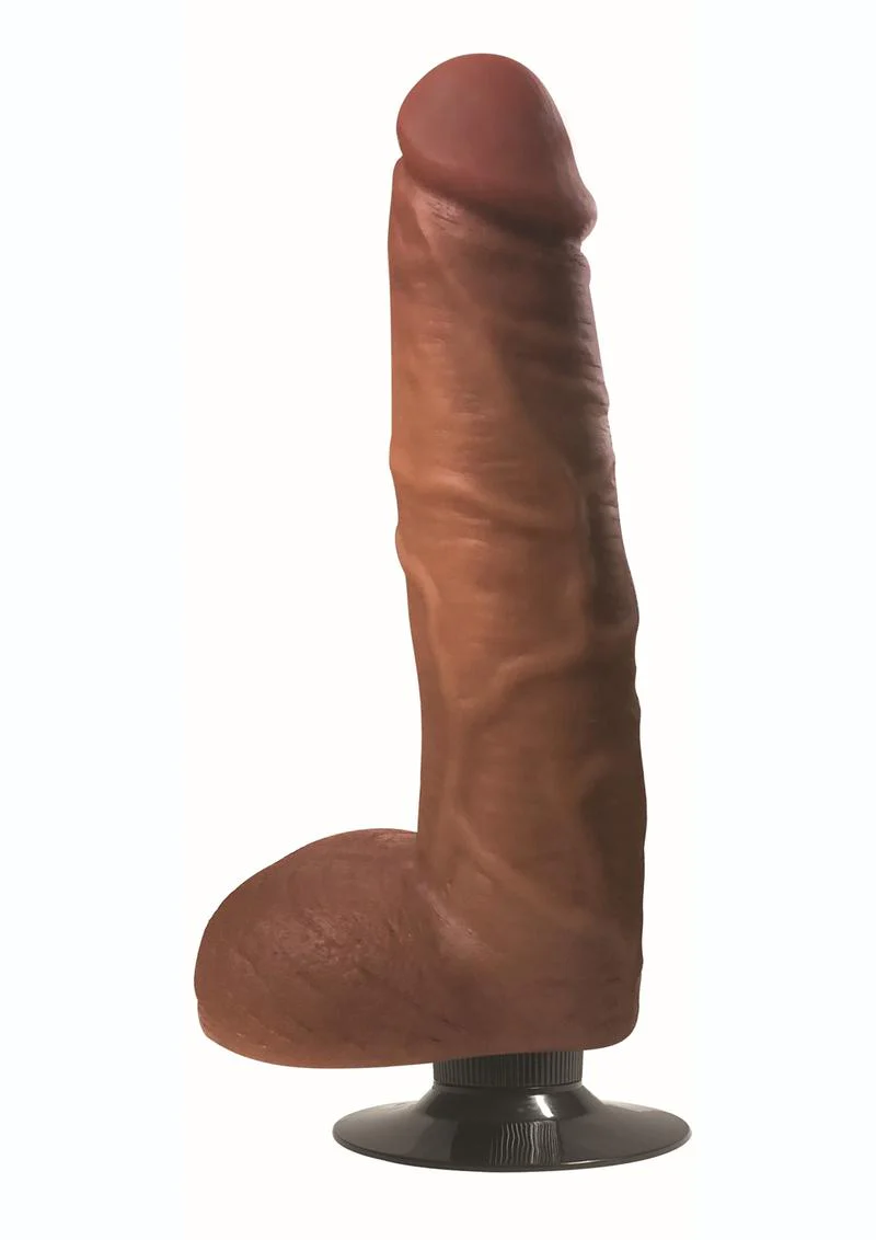 Jock Bareskin Realistic Vibrating Dong with Balls - Image 5