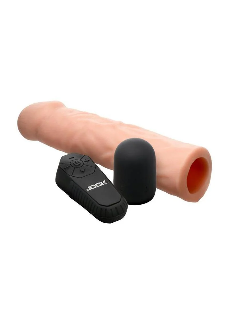 Jock Enhancers Vibrating Penis Extension Sleeve with Remote Control - Image 3