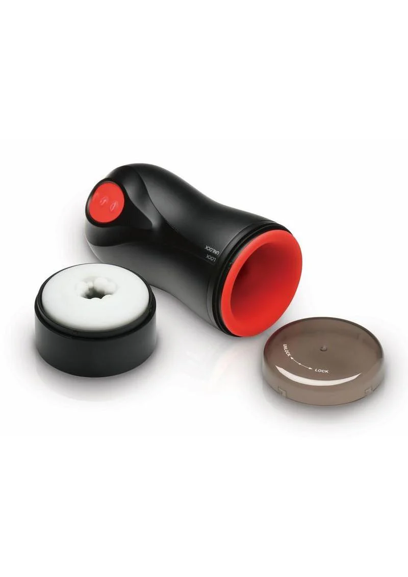Jock Gyroblast Gyrating, Sucking and Vibrating Rechargeable Masturbator - Image 4