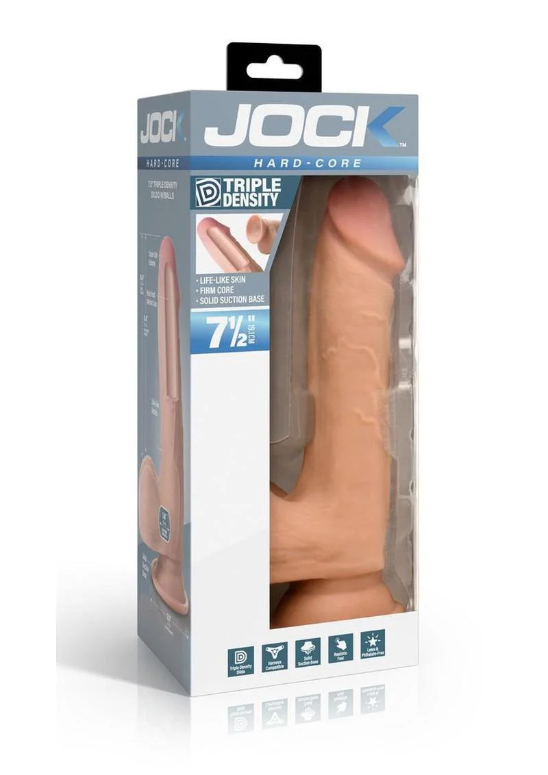Jock Hard Core Triple Density Dildo with Balls - Image 6