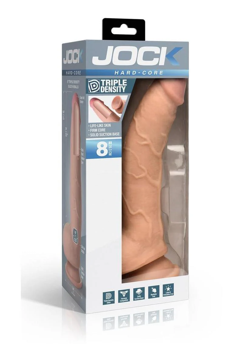 Jock Hard Core Triple Density Dildo with Balls - Image 8