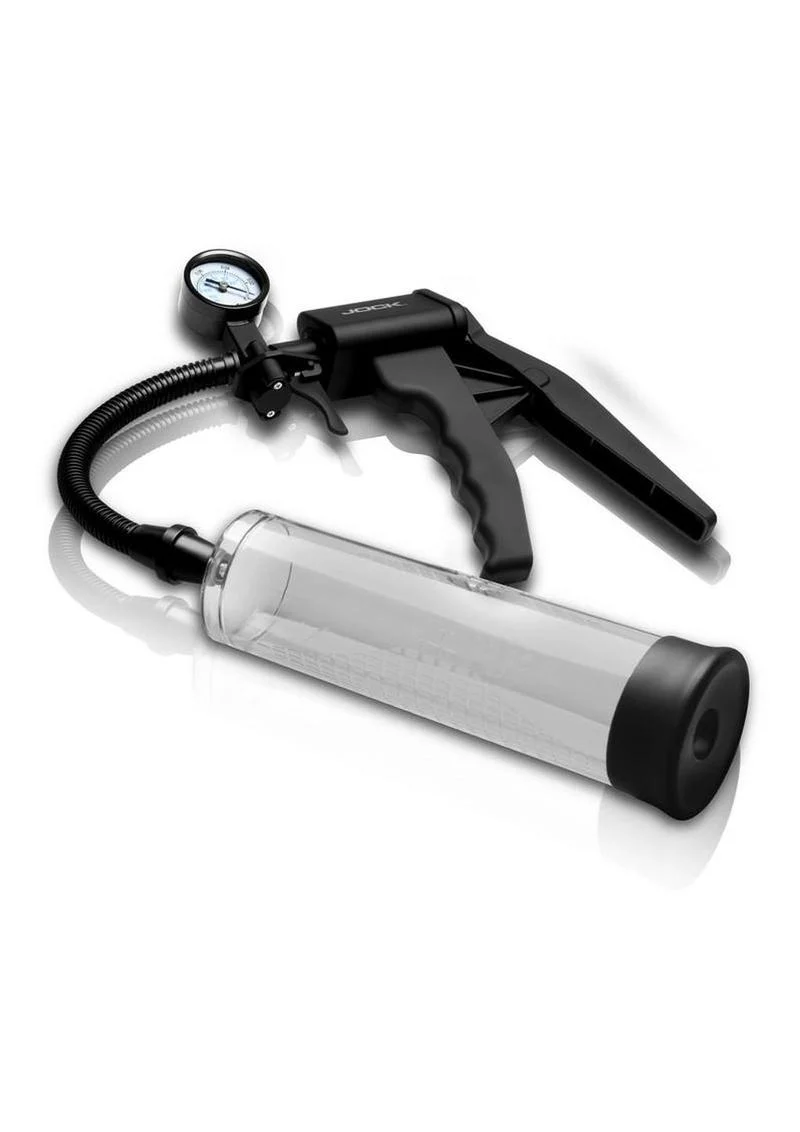 Jock Pump Up Penis Pump with Gauge and Trigger Handle - Image 3