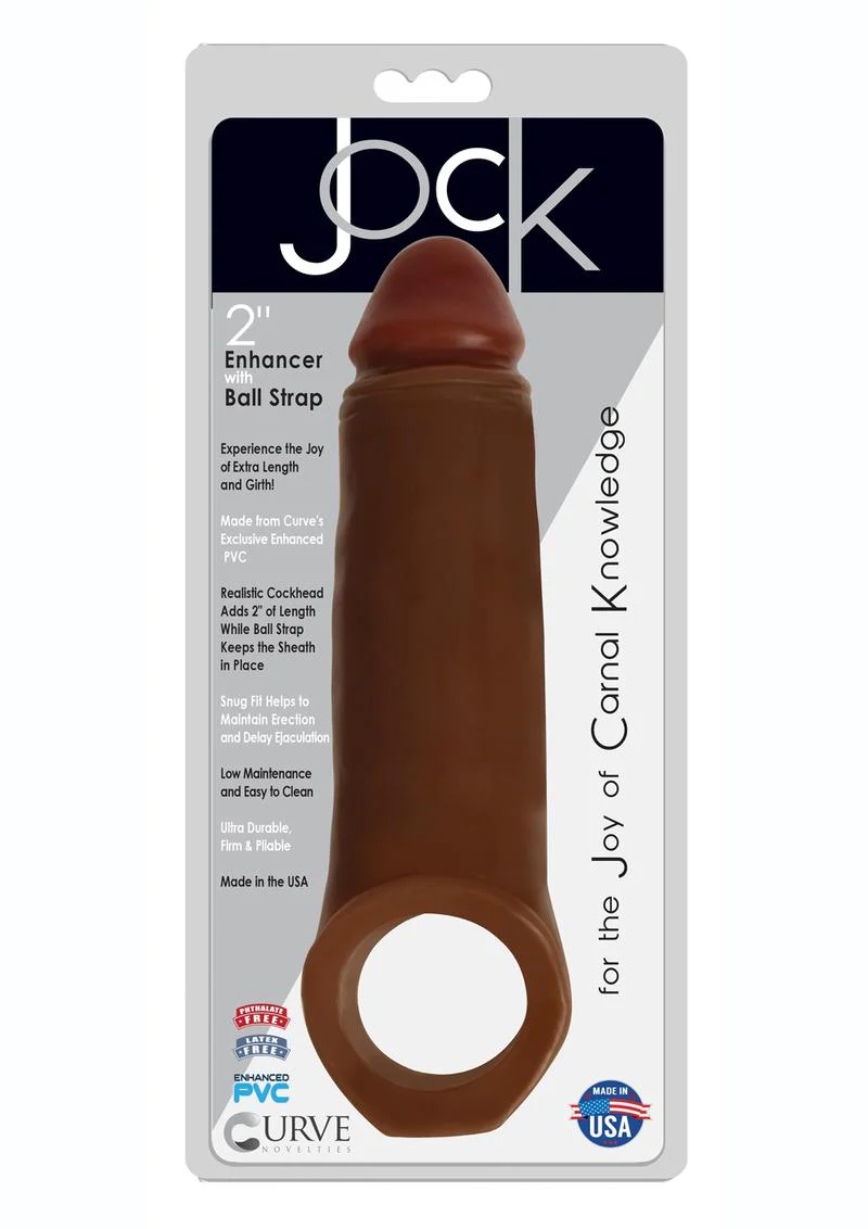 Jock Realistic Penis Enhancer with Ball Strap - Image 5