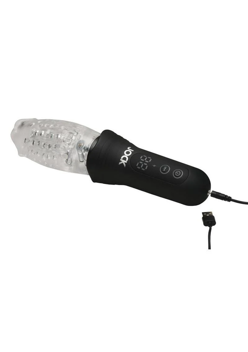 Jock Spinning, Thrusting, and Vibrating Rechargeable Masturbator - Image 4