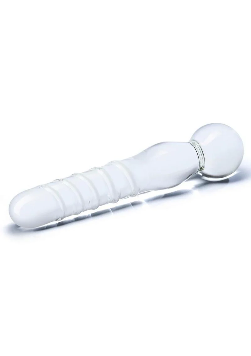 Joystick Textured Glass Dildo - Image 3