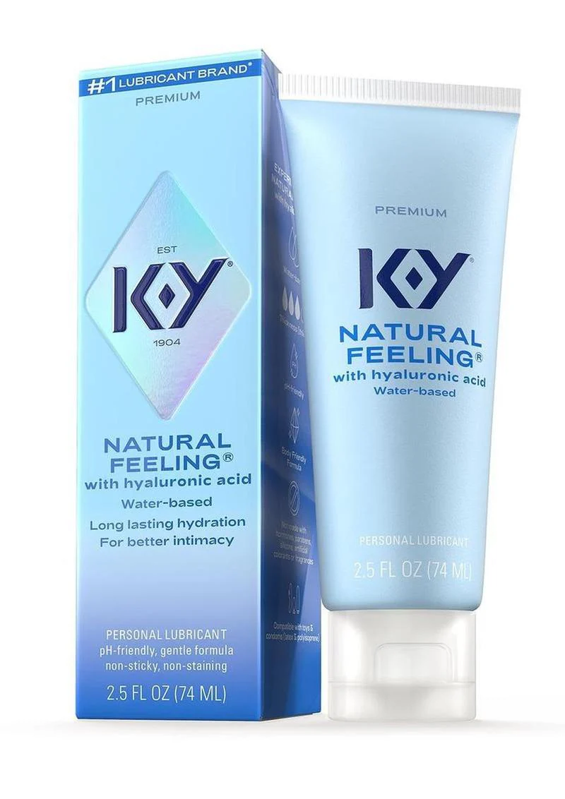 K-Y Hydrate Natural Feeling Moisturizing Water Based Lubricant with Hyaluronic Acid - Image 2