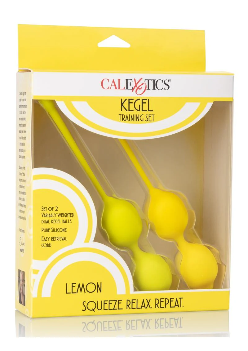 Kegel Training Set Lemon Silicone - Image 2