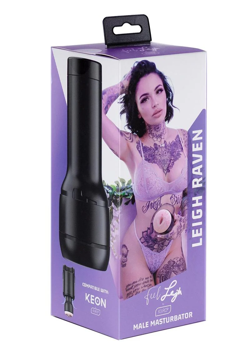 Kiiroo Feel Leigh Raven Black Stroker Interactive Masturbator - Pussy - Image 2