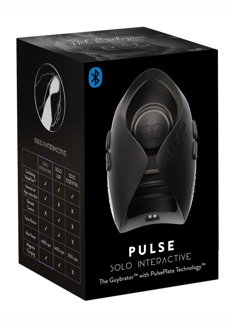 Kiiroo Hot Octopuss Pulse Solo Interactive Silicone Rechargeable Masturbator - Image 2