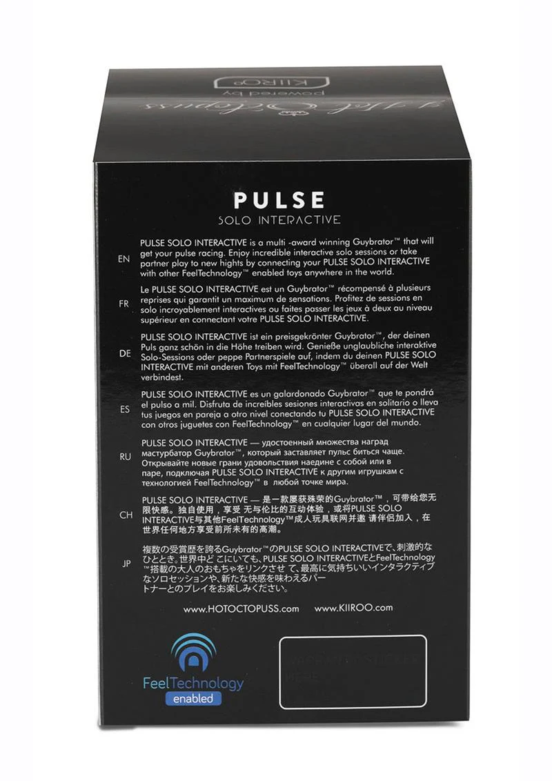Kiiroo Hot Octopuss Pulse Solo Interactive Silicone Rechargeable Masturbator - Image 3