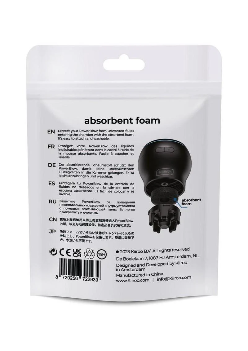 Kiiroo Powerblow Absorbent Foam