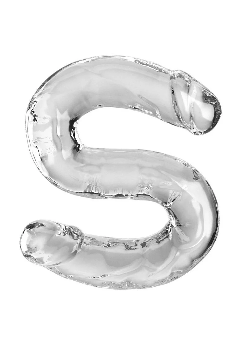 King Cock Clear Double Dildo - Image 4