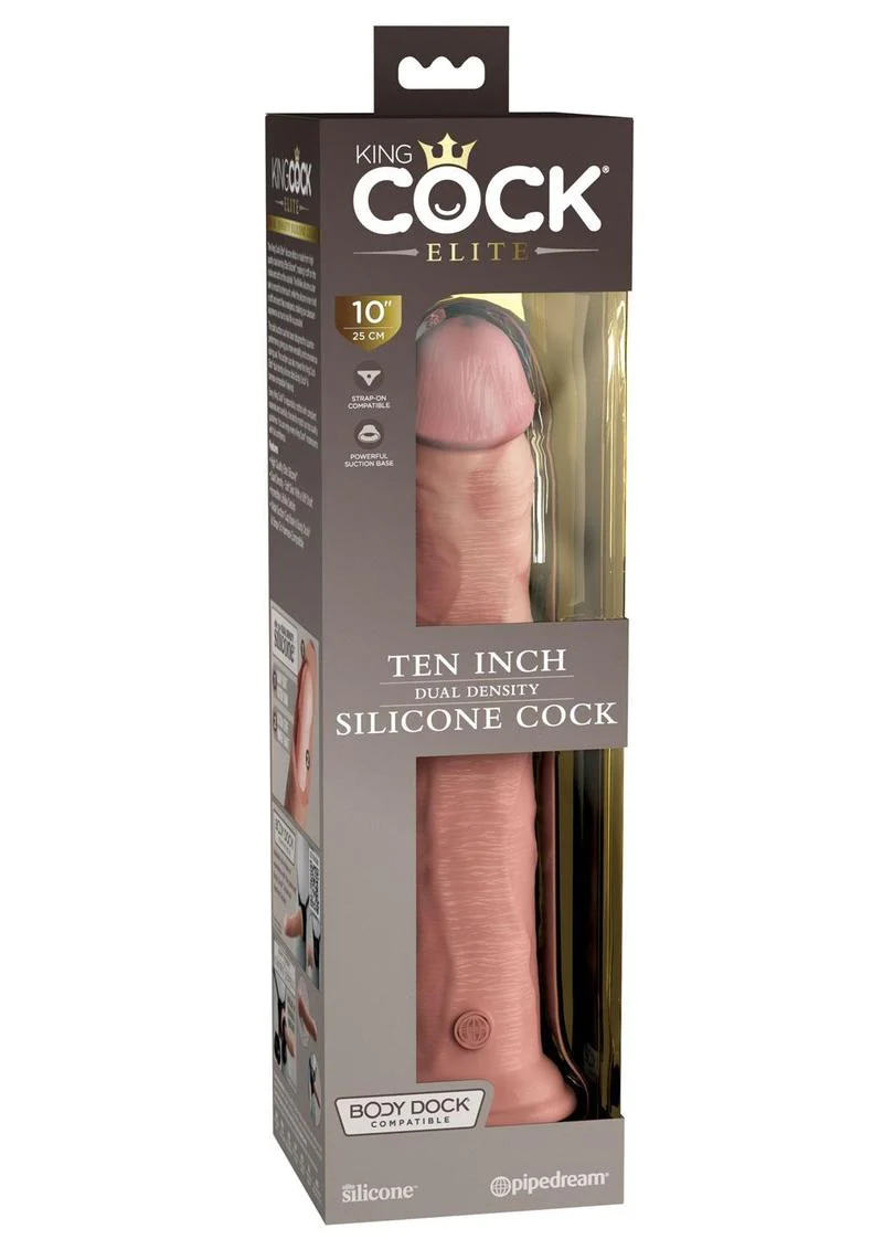 King Cock Elite Dual Density Silicone Dildo - Image 13