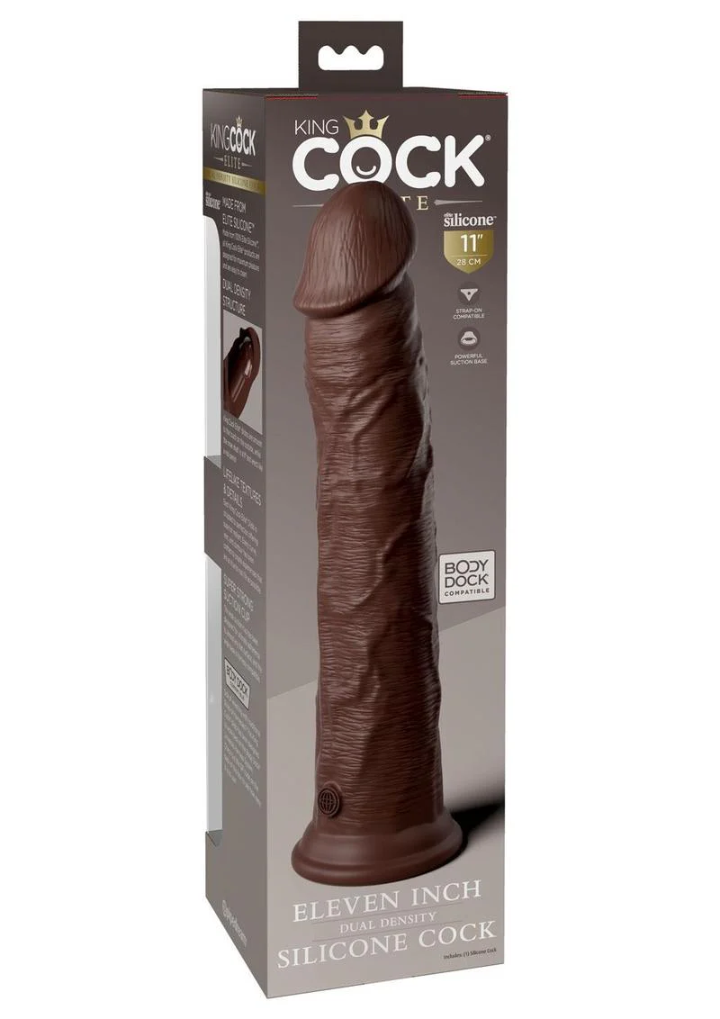 King Cock Elite Dual Density Silicone Dildo - Image 18