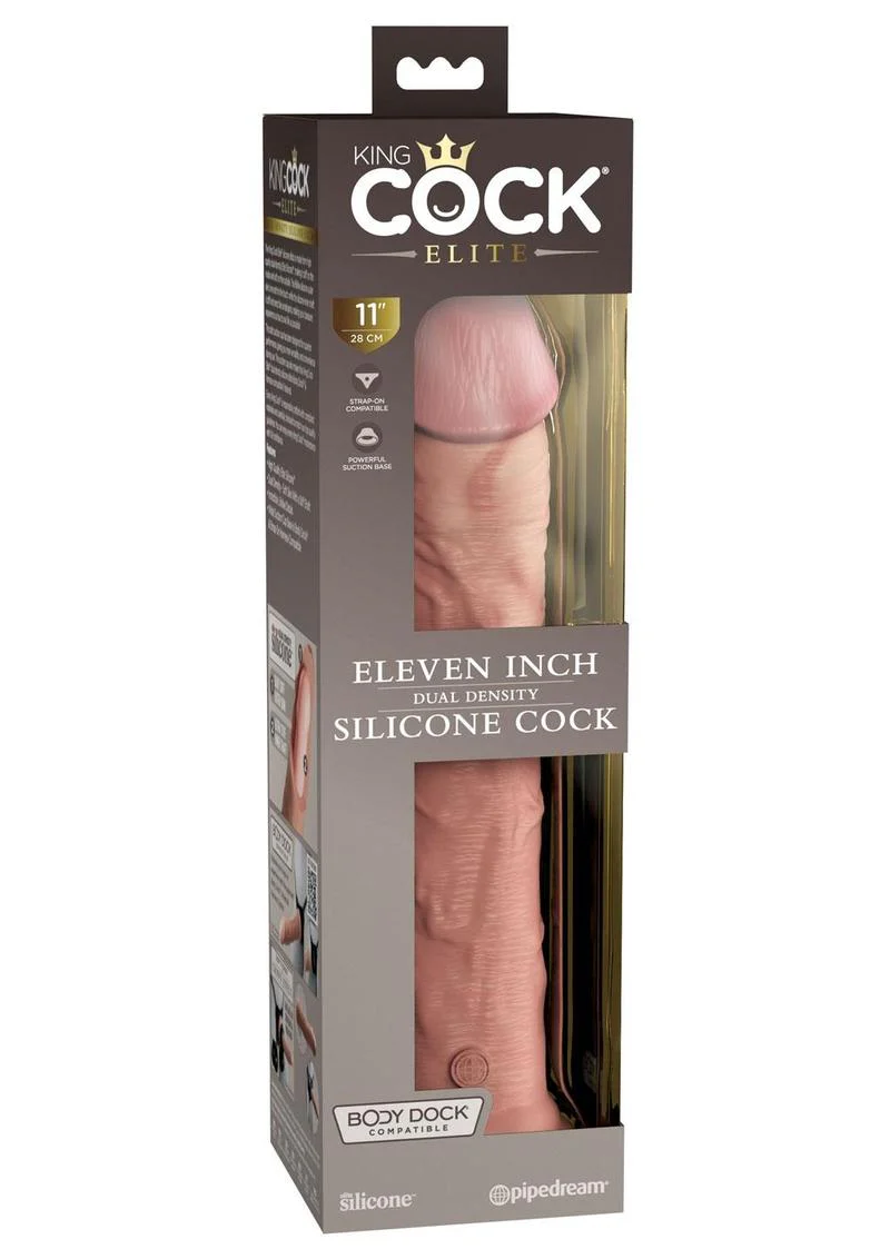 King Cock Elite Dual Density Silicone Dildo - Image 19