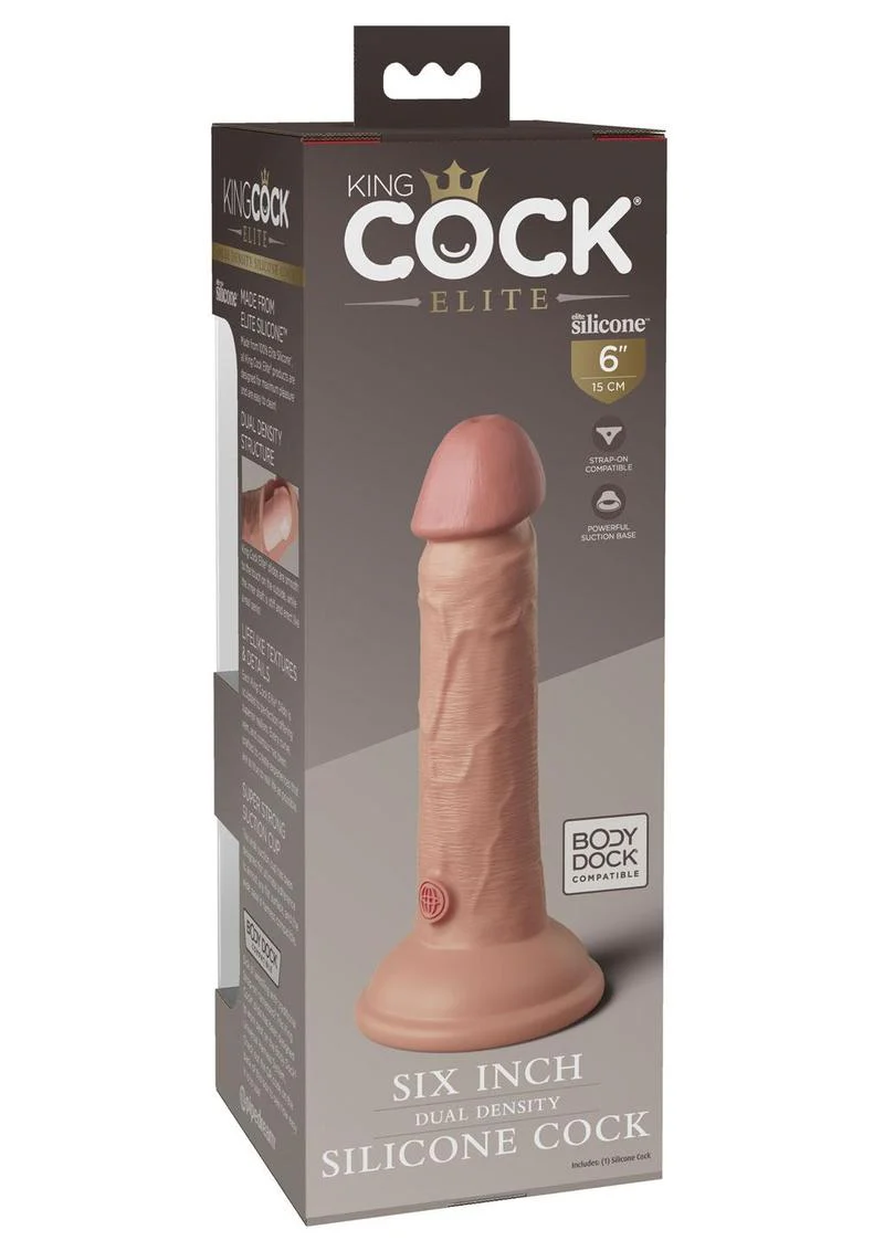 King Cock Elite Dual Density Silicone Dildo - Image 27