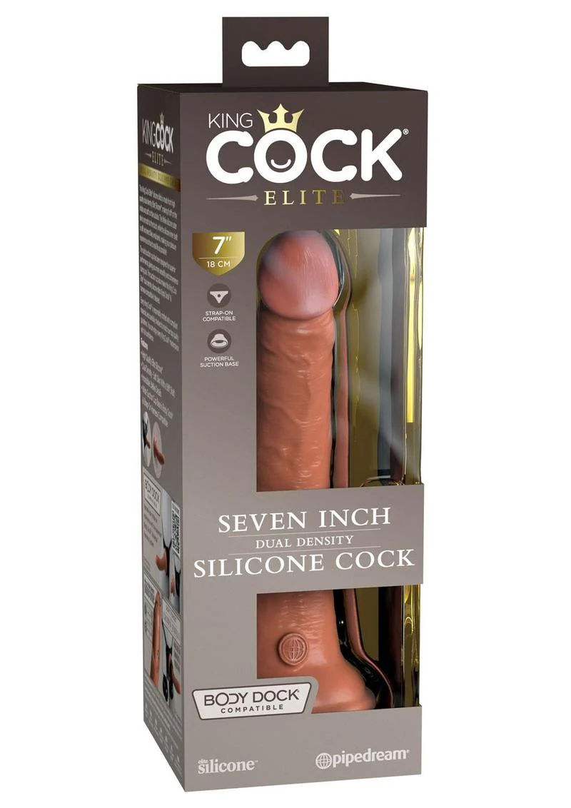 King Cock Elite Dual Density Silicone Dildo - Image 28