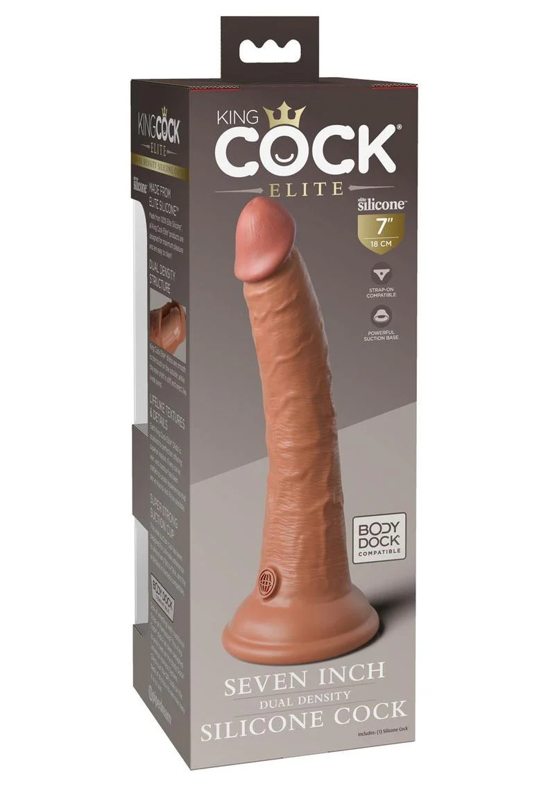 King Cock Elite Dual Density Silicone Dildo - Image 30