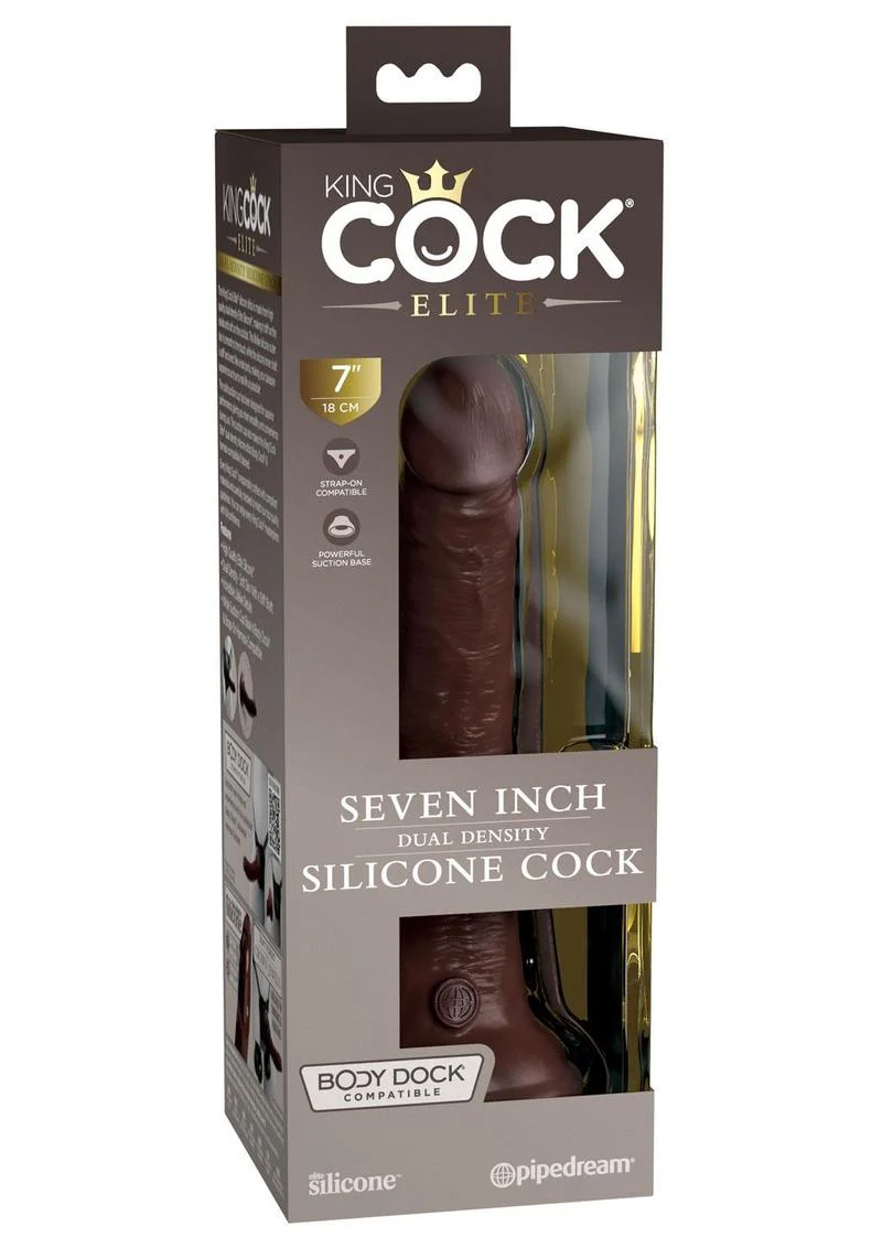 King Cock Elite Dual Density Silicone Dildo - Image 31