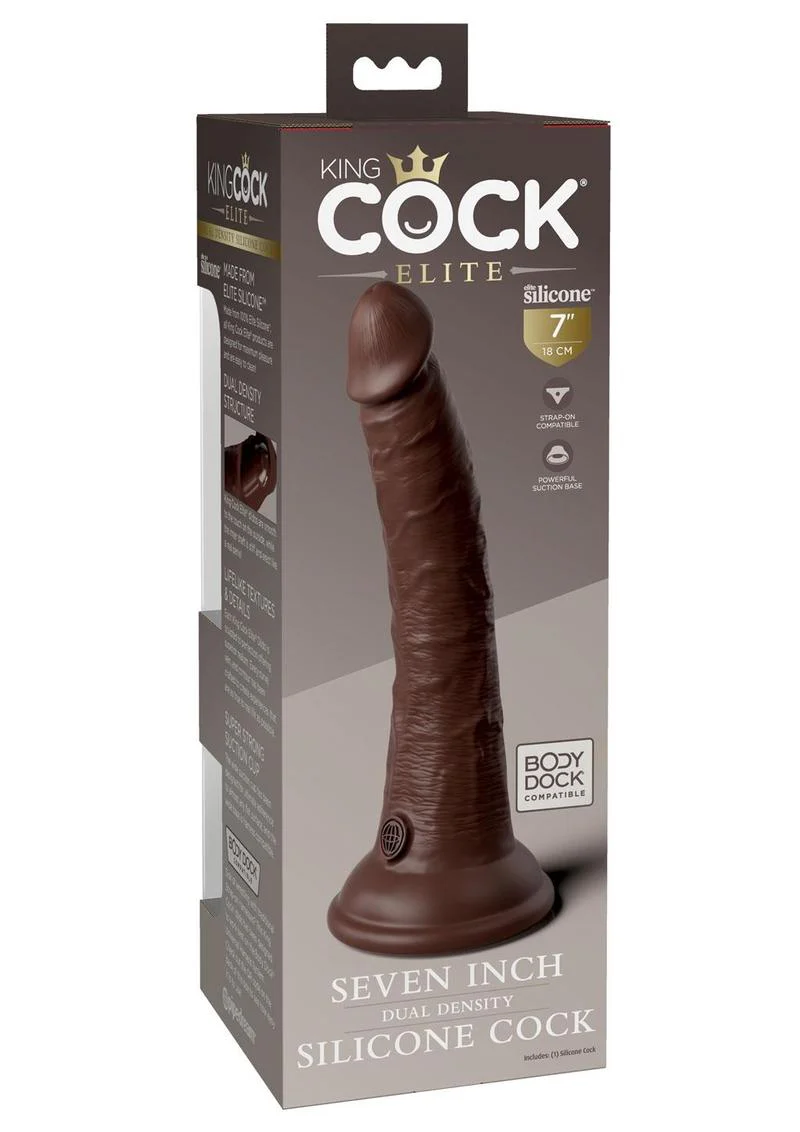 King Cock Elite Dual Density Silicone Dildo - Image 33