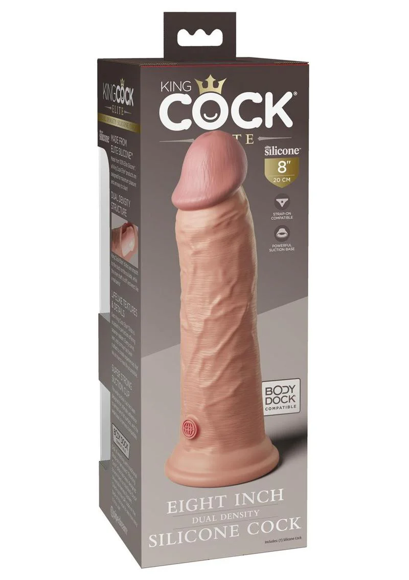 King Cock Elite Dual Density Silicone Dildo - Image 45