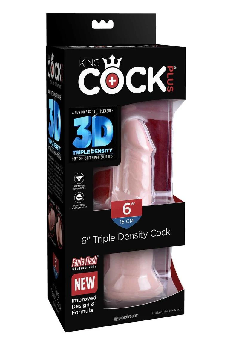 King Cock Plus Triple Density Dildo - Image 17