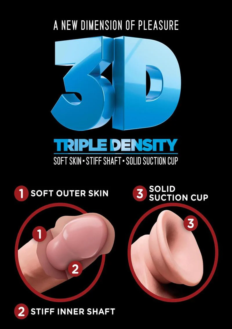 King Cock Plus Triple Density Dildo - Image 6