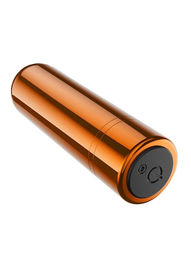Kool Vibes Rechargeable Mini Bullet - Tangerine - Image 4