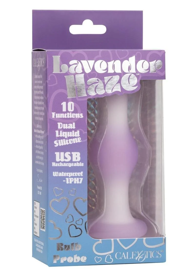 Lavender Haze Bulb Probe Silicone Rechargeable Anal Plug - Image 2