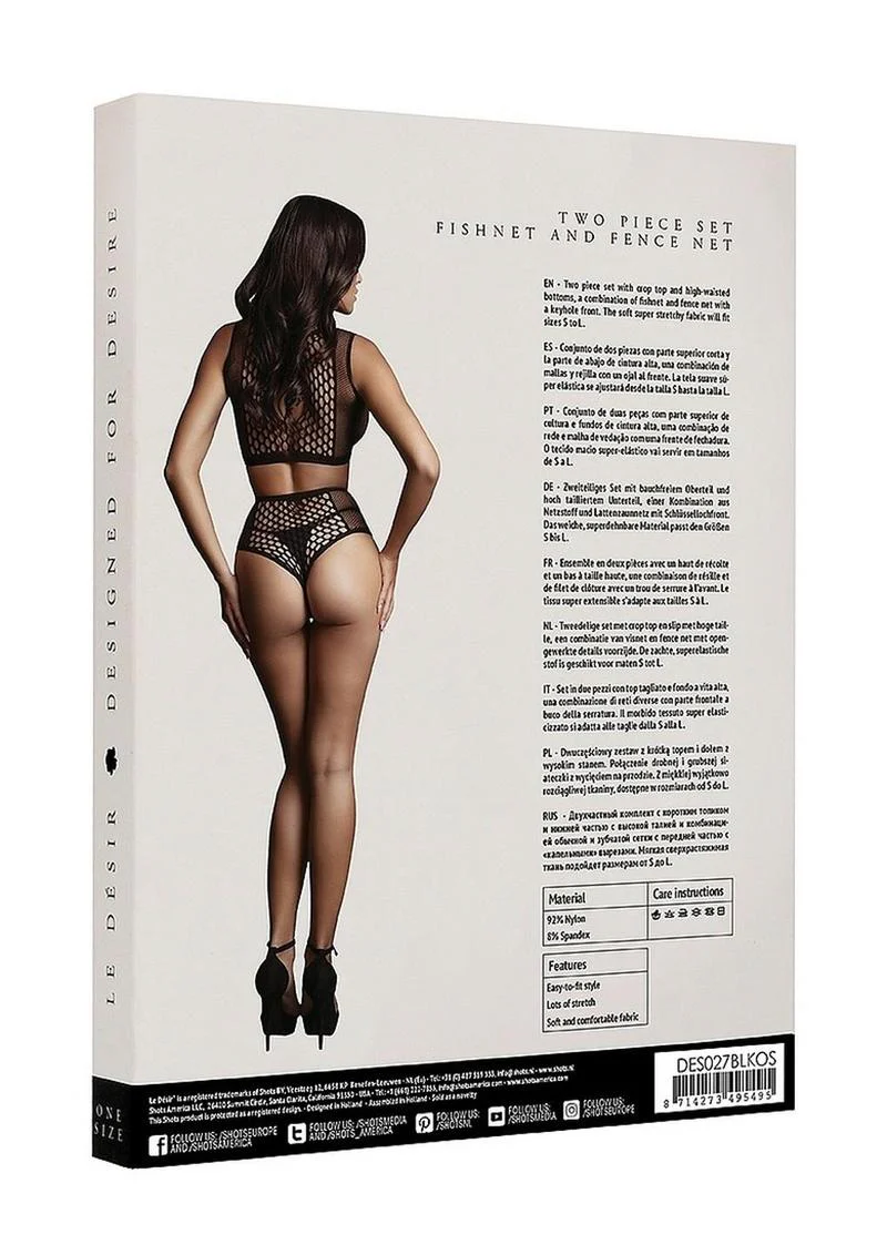 Le Desir Duo Net Key Hole Bra - Image 21