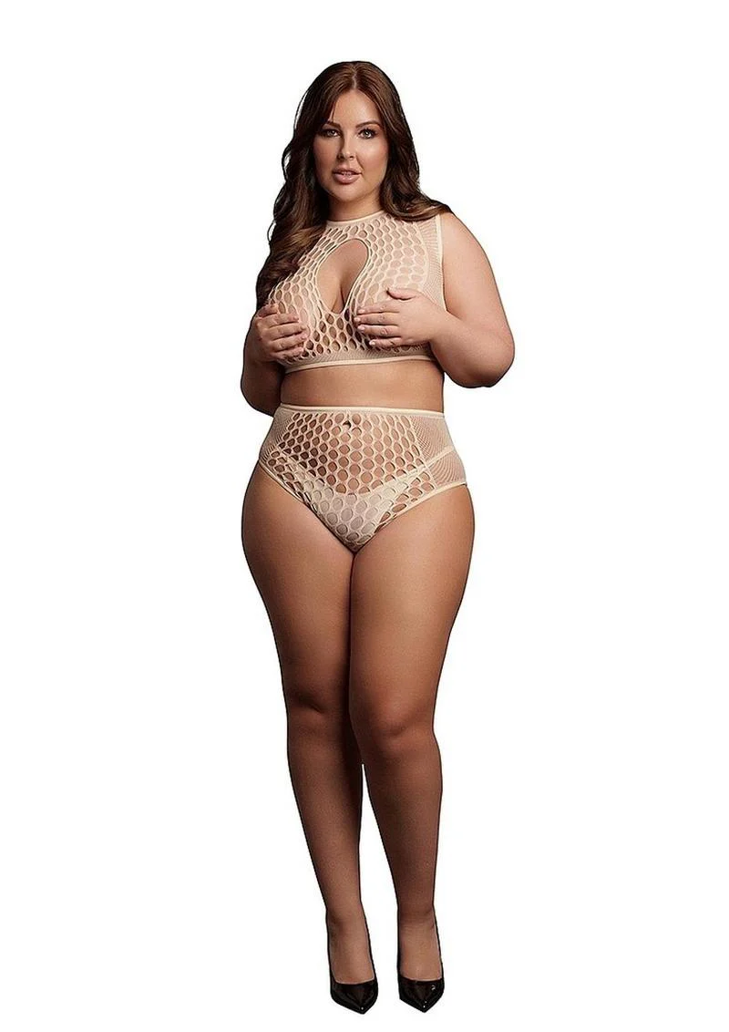 Le Desir Duo Net Key Hole Bra - Image 3