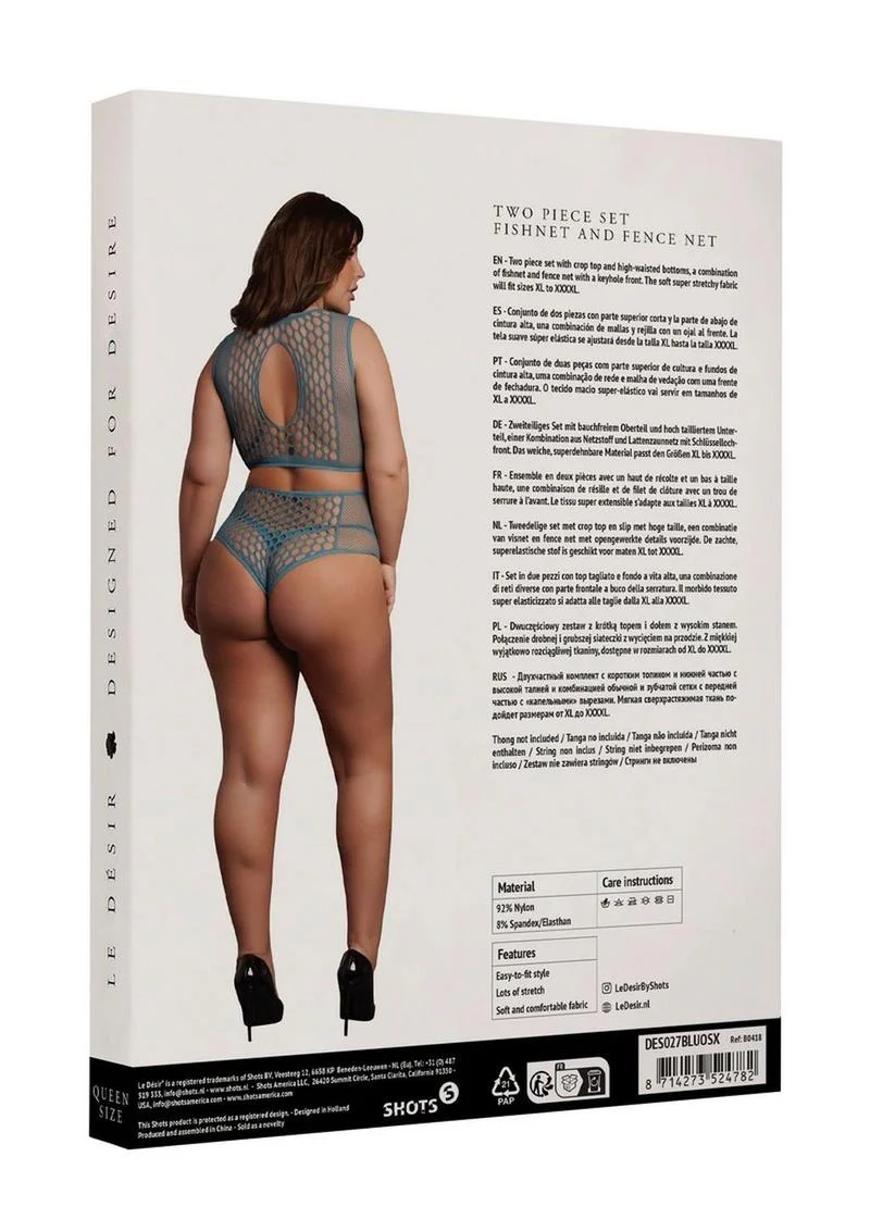 Le Desir Duo Net Key Hole Bra - Image 9