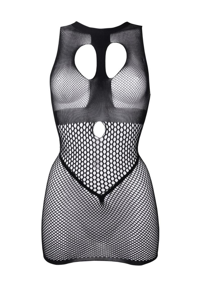 Le Desir Duo Net Open Cup Mini Dress - Image 7