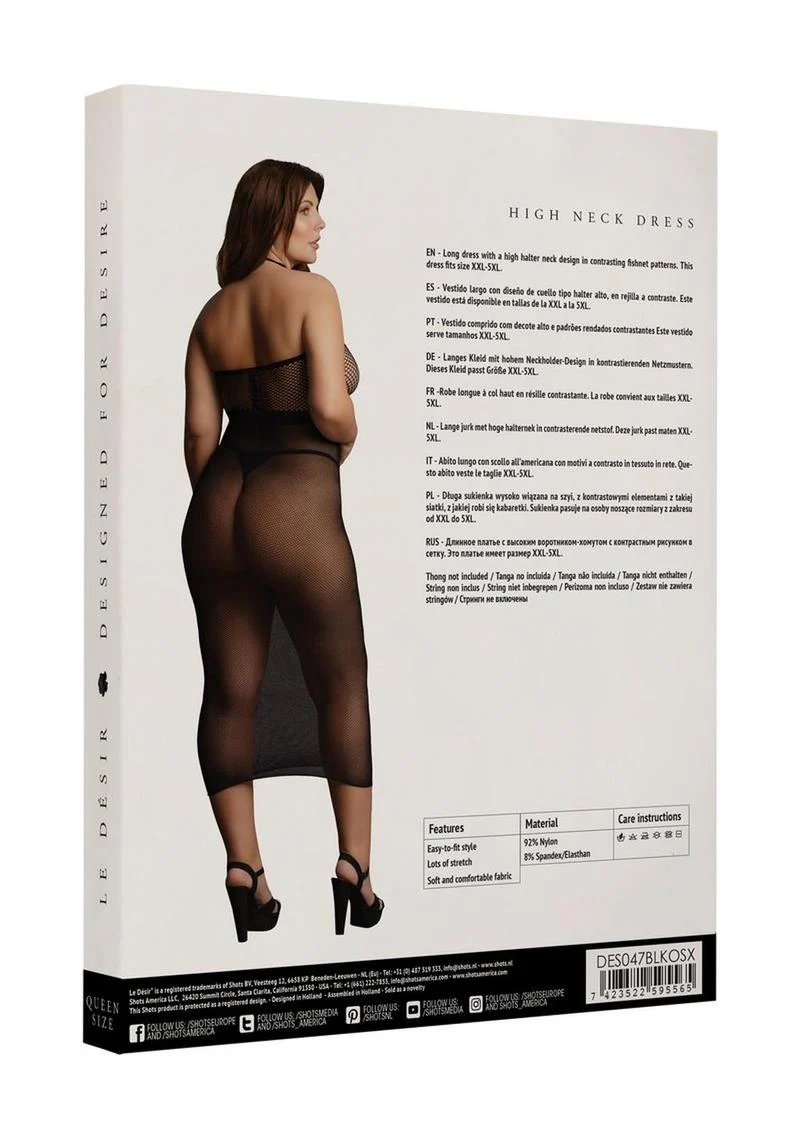 Le Desir High Neck Dress - Image 4